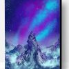 Aurora Wolf Mountain Paint By Number