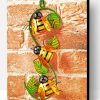 Bee Wall Metal Art Paint By Numbers