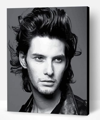 Black And White Ben Barnes Paint By Numbers