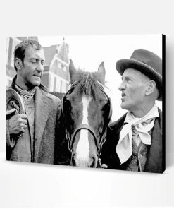 Black And White Steptoe And Son Paint By Number