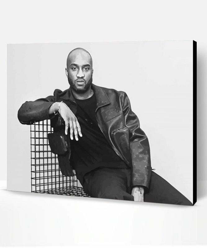 Black And White Virgil Abloh Paint By Number
