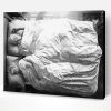 Black And White Old People In Bed Paint By Number