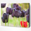 Black Gothic Tulip Paint By Number
