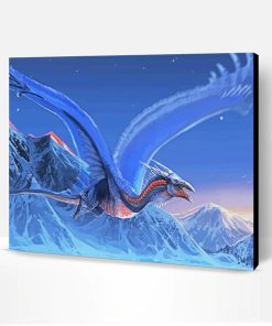 Blue Dragon Creature Paint By Number