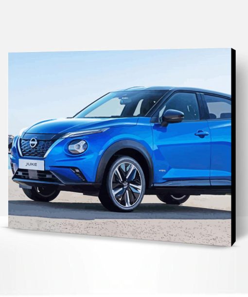 Blue Nissan Juke Paint By Number