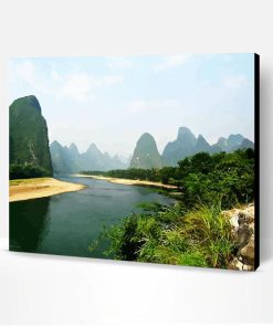 China Karst Mountains Landscape Paint By Number