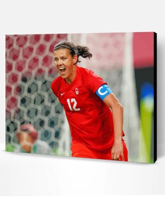 Christine Sinclair Player Paint By Number