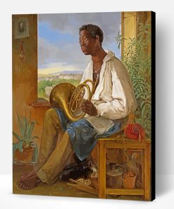 Horn Player Paint By Number