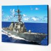 Navy Destroyer Paint By Number