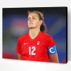 The Footballer Christine Sinclair Paint By Number