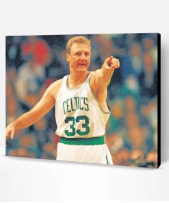Young Larry Bird Paint By Number