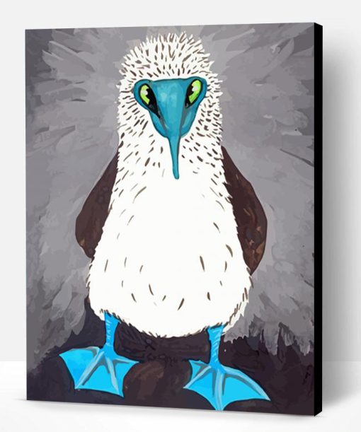 Aesthetic Blue Footed Booby Paint By Numbers