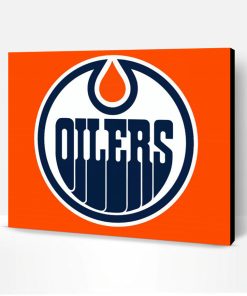 Aesthetic Edmonton Oilers Logo Paint By Numbers