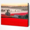 Aesthetic English Poppy Field Paint By Number