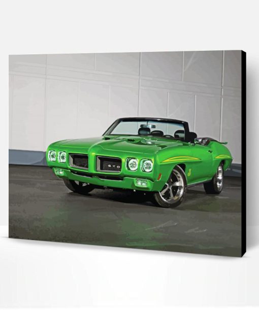 Aesthetic Green GTO Paint By Numbers