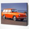 Aesthetic Vw Fastback Illustration Art Paint By Numbers