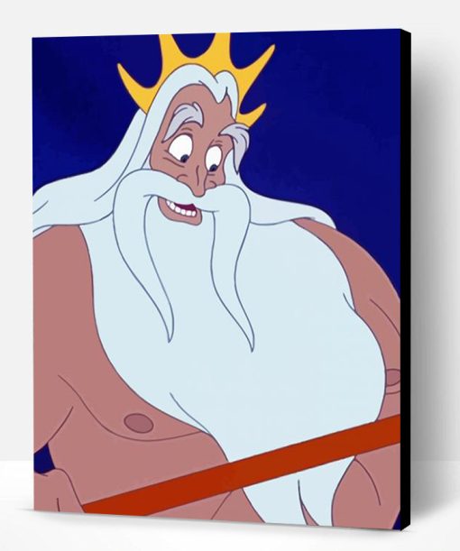 Ariel Father King Triton Paint By Numbers