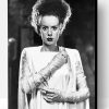 Black And White The Bride Of Frankenstein Paint By Numbers