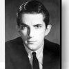 Black And White Young Jonathan Frid Paint By Numbers
