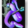 Bluish Purple Snake Paint By Number