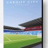 Cardiff City Stadium Poster Paint By Numbers