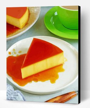 Cream Cheese Flan Paint By Numbers