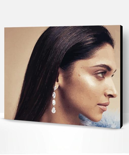 Deepika Side Face Paint By Numbers