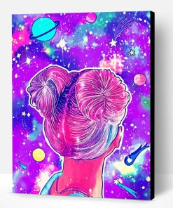 Girl Planets Paint By Numbers