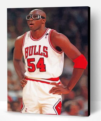 Horace Grant Basketball Player Paint By Numbers