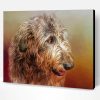 Irish Wolfhound Head Paint By Number
