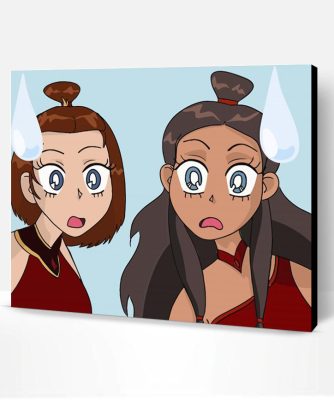 Katara And Suki Paint By Number