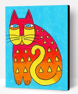 Laurel Burch Cat Paint By Number