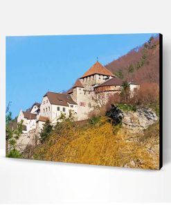 Liechtenstein Vaduz Castle Paint By Number