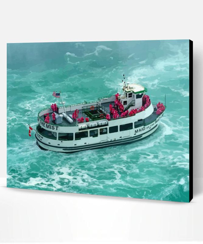 Maid Of The Mist Boat Paint By Number