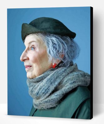 Margaret Atwood Side Profile Paint By Number