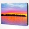 Minnesota Lake Sunset View Paint By Number