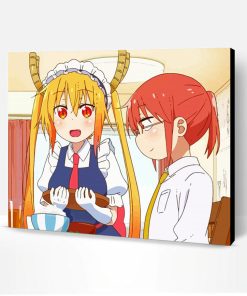 Miss Kobayashis Dragon Maid Anime Characters Paint By Number