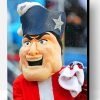 New England Pat Patriot Mascot Paint By Numbers