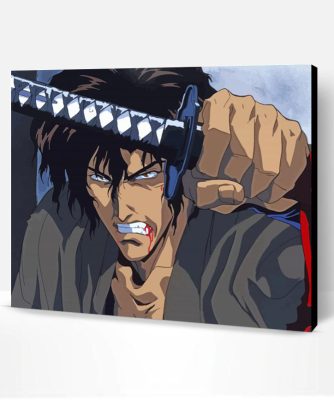 Ninja Scroll Anime Paint By Numbers