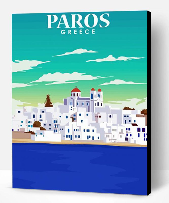 Paros Greece Paint By Numbers