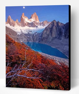 Patagonia Fitz Roy Mountain Paint By Numbers