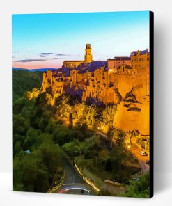 Pitigliano Buildings Paint By Number