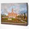 Pocatello Idaho Temple Paint By Numbers