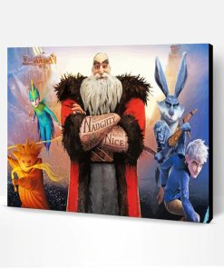 Rise Of The Guardians Movie Characters Paint By Number