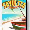 Sayulita Mexico Poster Paint By Number