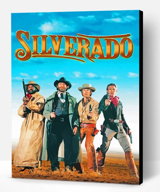 Silverado Movie Poster Paint By Numbers