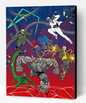 Sinister Six Paint By Numbers