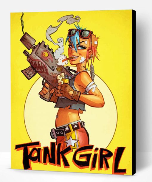 Tank Girl Poster Paint By Number