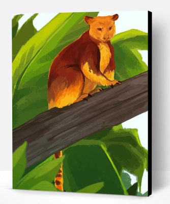 Tree Kangaroo Paint By Numbers