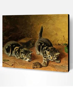 Two Tabby Cats Paint By Numbers